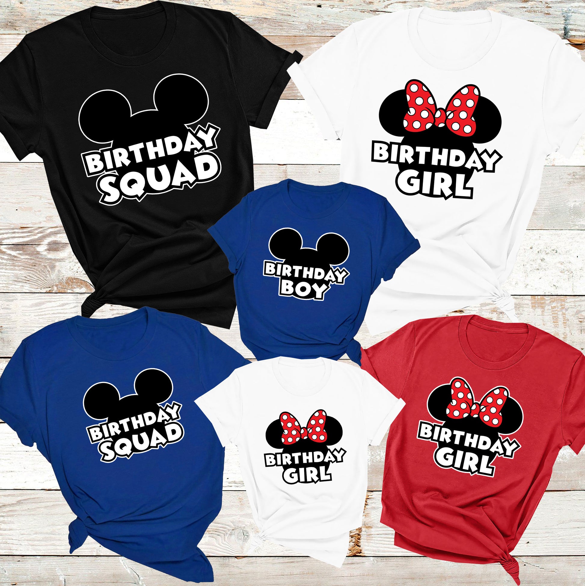 Birthday Family Shirt Disneyworld Birthday Family Shirts DisneyWorld Faey  and Minnie Mouse D-day Shirts Custom T shirt – Bluesky