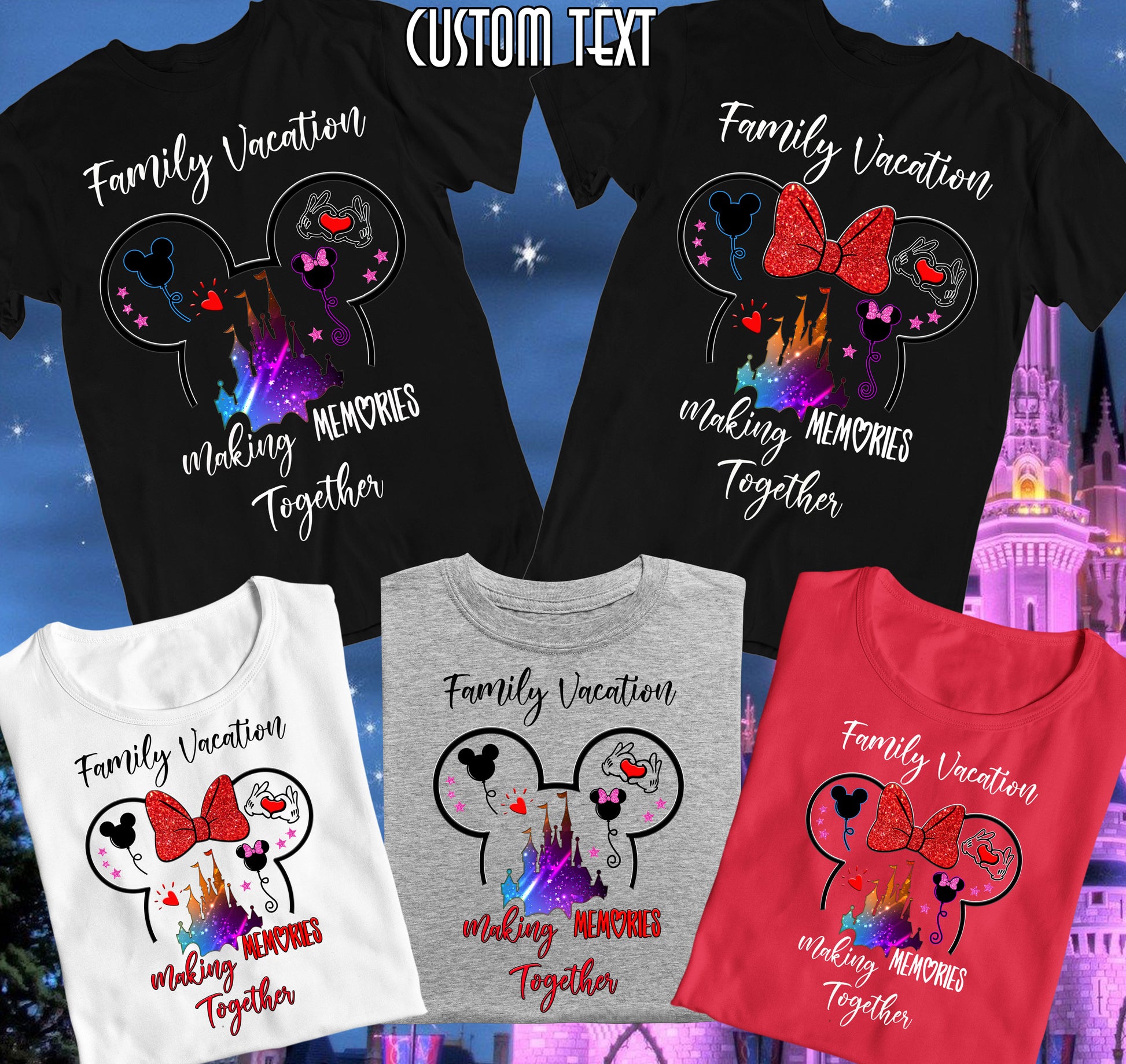 DisneyWorld Family Vacation Shirt Mickey and Minnie – Bluesky